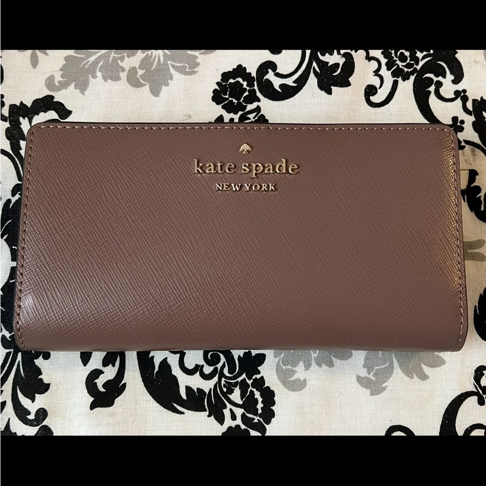 Kate Spade Tan Leather Wallet